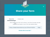 Adobe Express - How to copy a form link