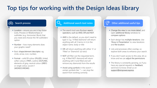 DSI top tips