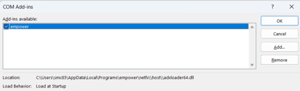 COM Add-ins