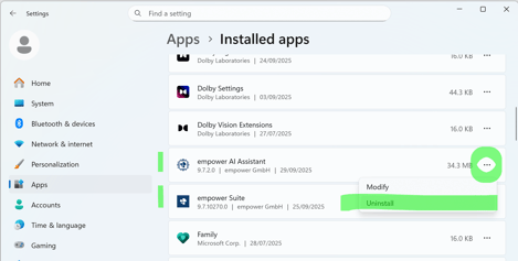 how to uninstall AI-2